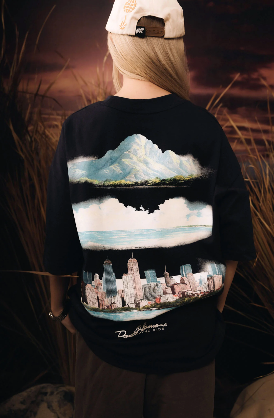 Merge High Rise Navy Blue Tee