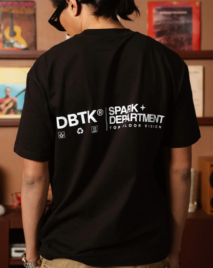 Spark Dept Black Tee