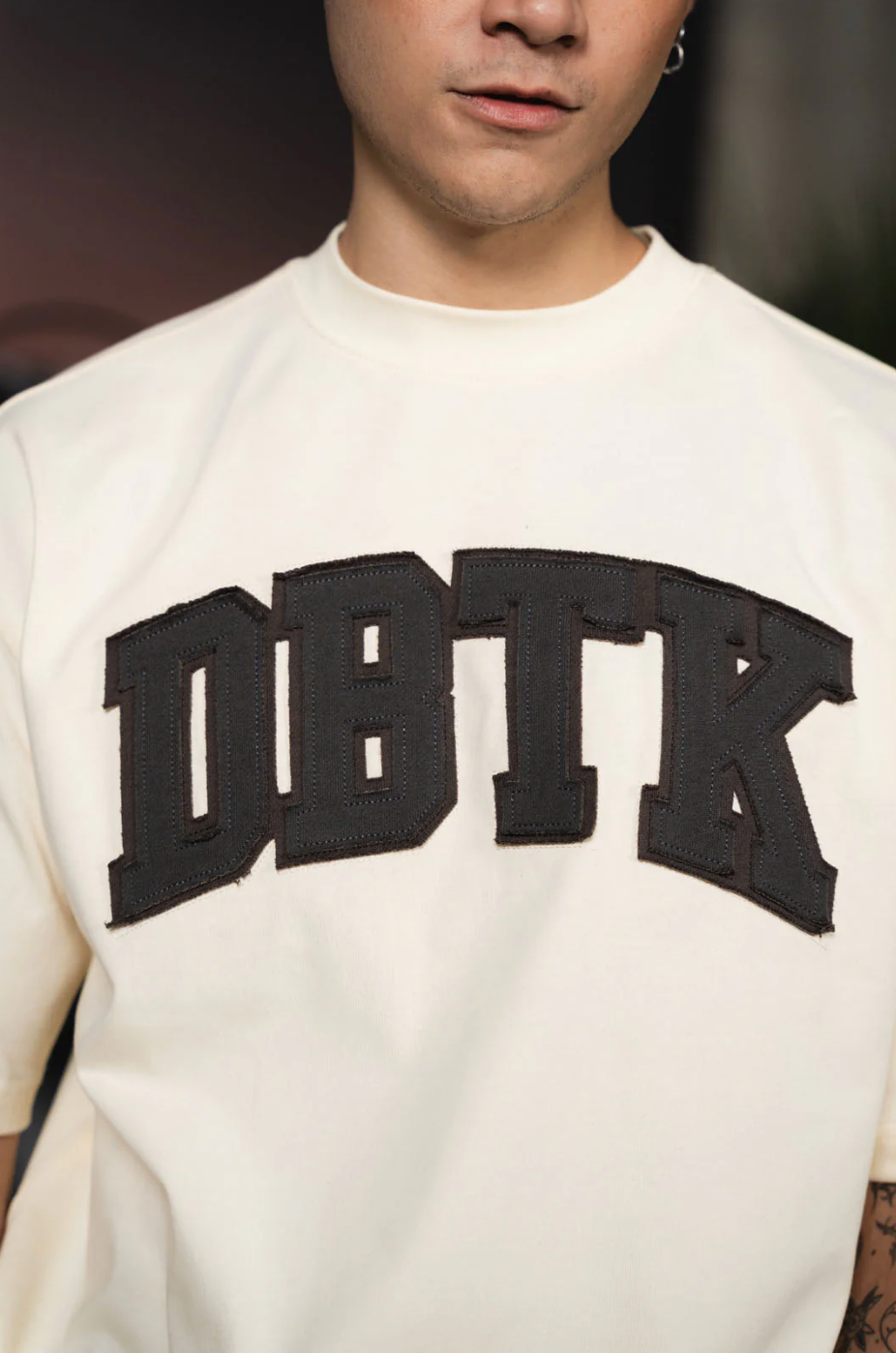 Merge Distress Beige Tee