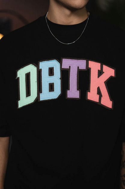 Merge Distress Black Tee