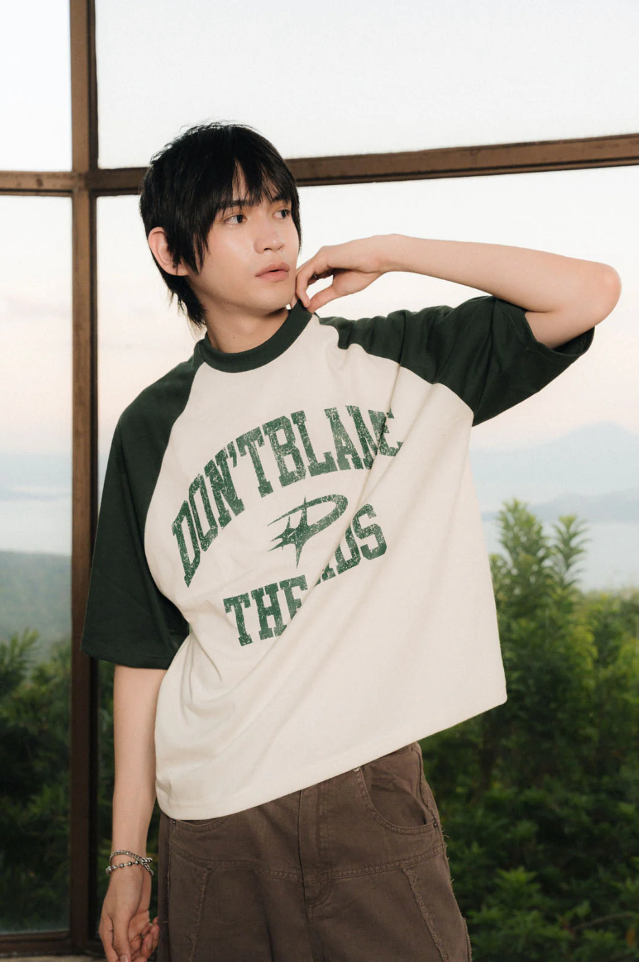 DBTK Raglan Off White Green