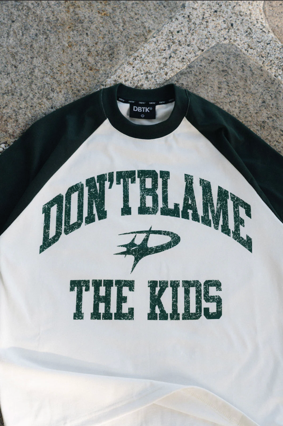 DBTK Raglan Off White Green