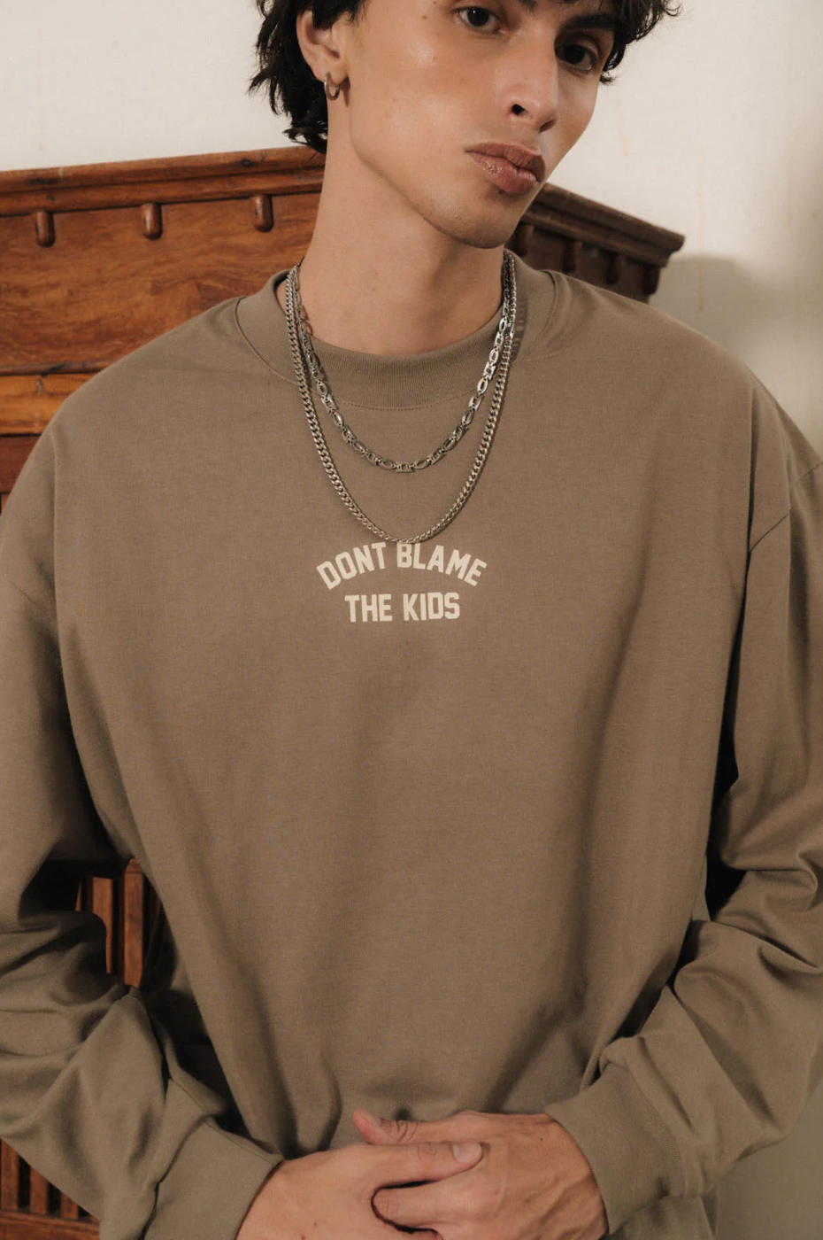DBTK Elem Script LS Taupe Cream