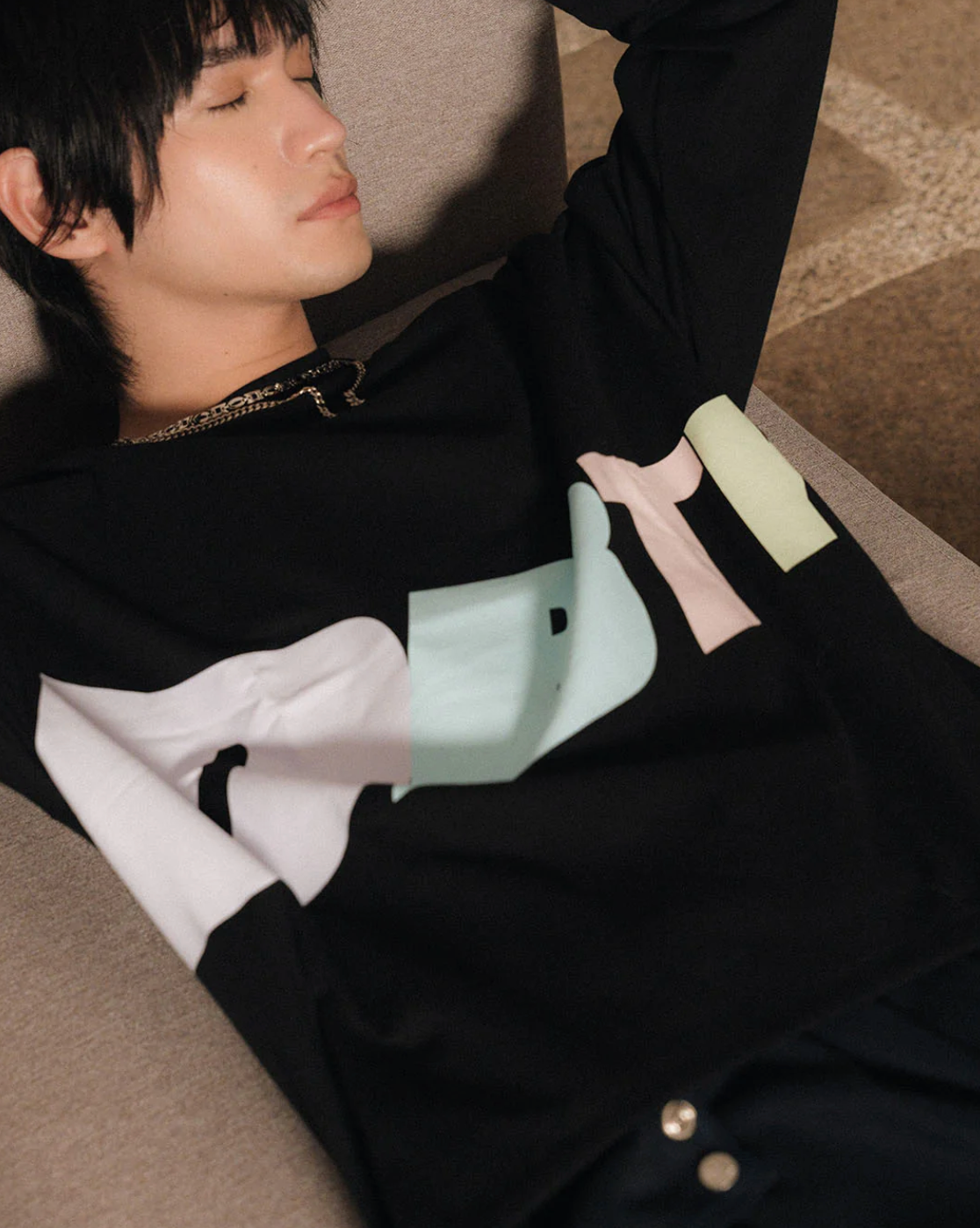 DBTK Slant LS Black Pastel