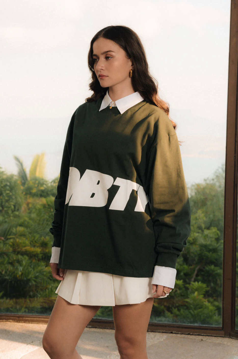 DBTK Slant LS Green White