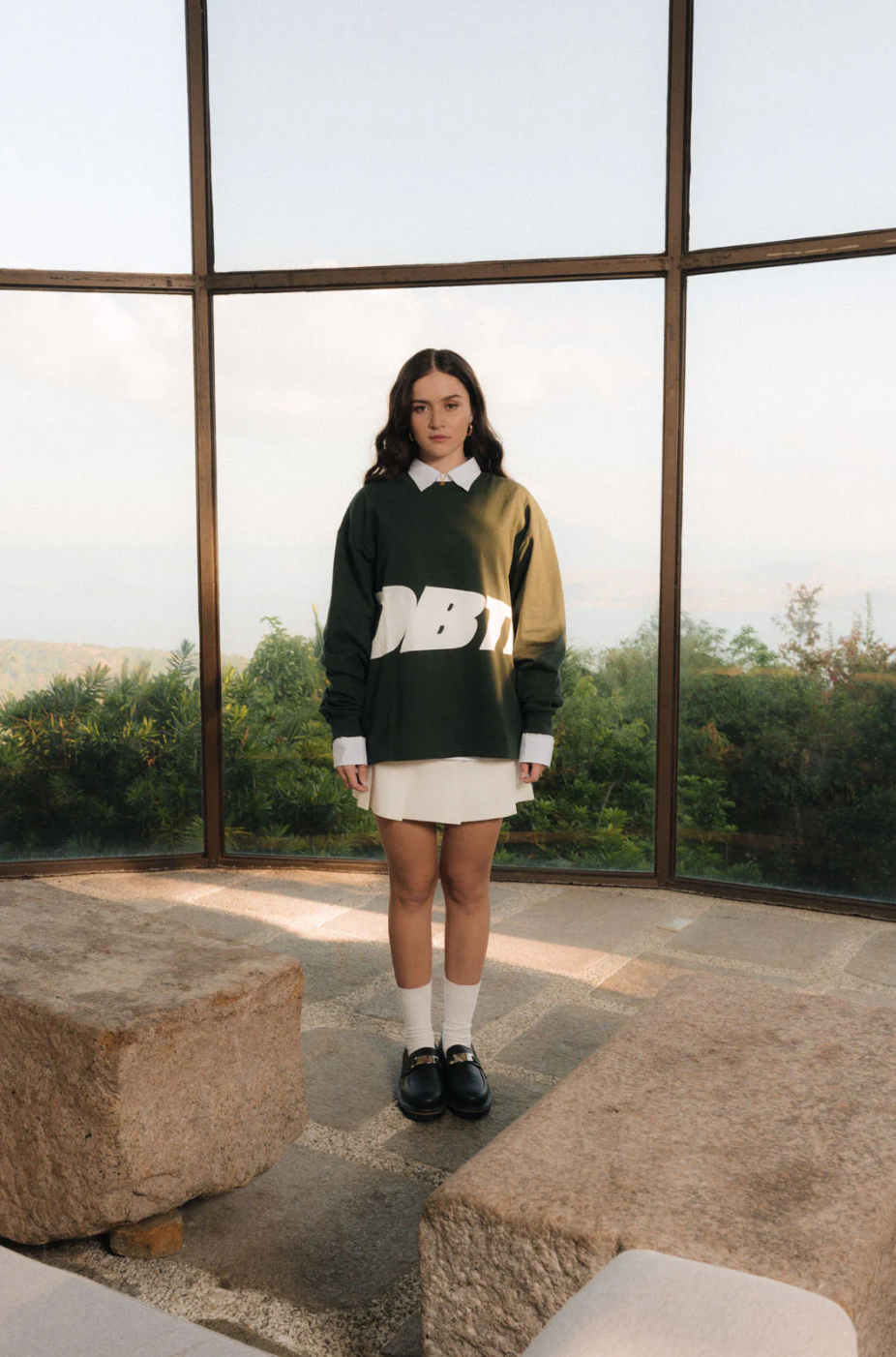 DBTK Slant LS Green White
