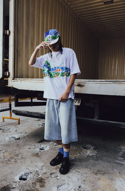 DBTK Slant Wanderer White Tee