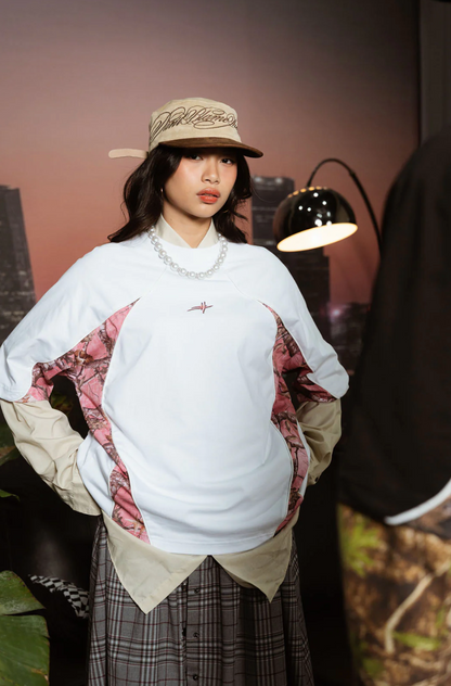 DBTK Splice Camou White Tee