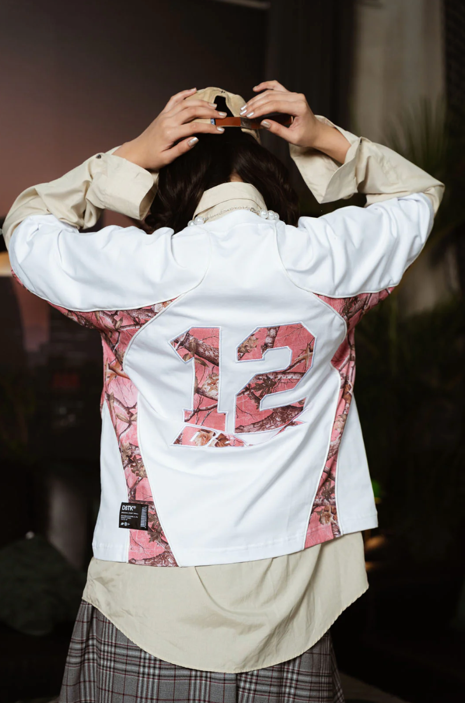 DBTK Splice Camou White Tee