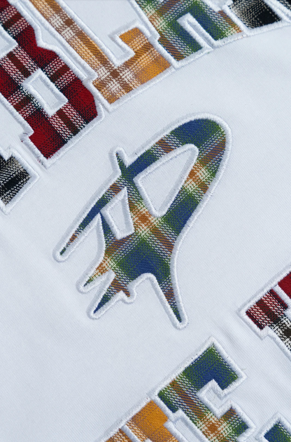 DBTK Arc Plaid White Tee