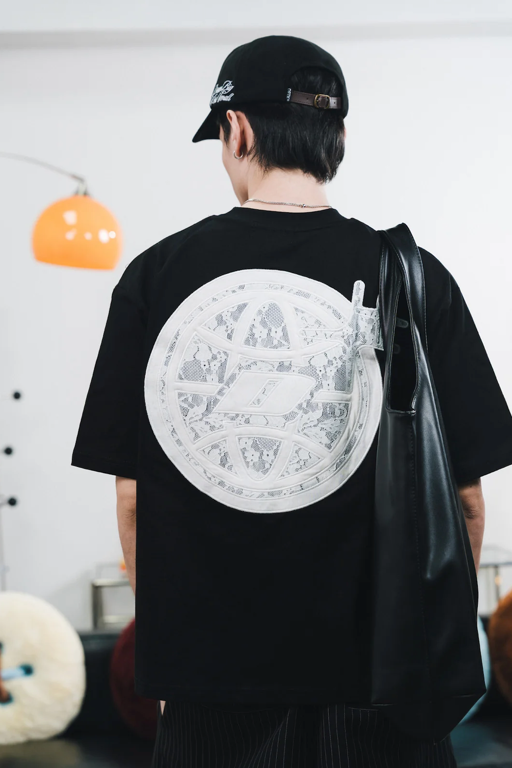 DBTK Merge Lace Black Tee