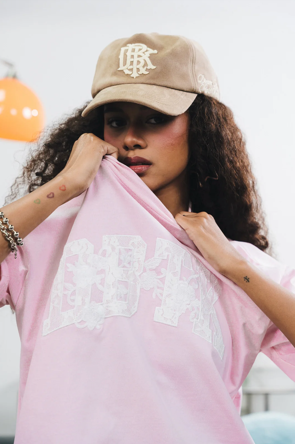 DBTK Merge Lace Light Pink Tee
