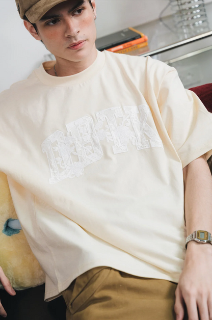 DBTK Merge Lace Cream Tee