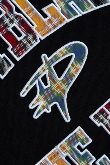 DBTK Arc Plaid Black Tee