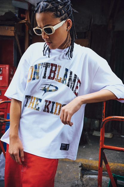 DBTK Arc Plaid White Tee